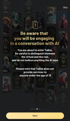 Talkie: Soulful AI android App screenshot 6